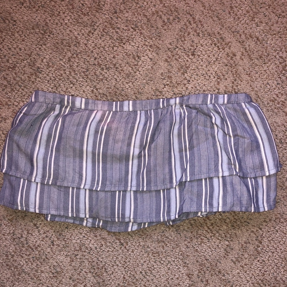 NWT Hollister ruffled tube top